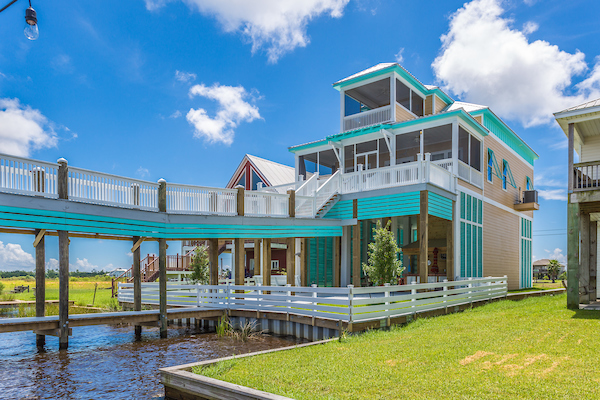 Waterfront home on the Bay of St. Louis